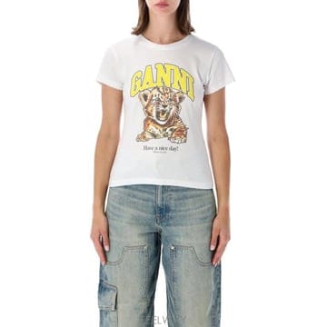 GANNI 26FW ���� ���� Ƽ���� A105025811026 151 Bianco26FW ���� ���� Ƽ���� A105025811026 151 Bianco
