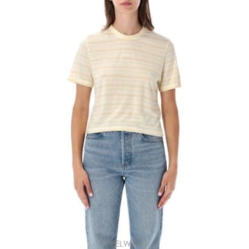 Maison Kitsune 26SS ����Ű���� ���� Ƽ���� QW00105KJ7034 0517 ECRU STRAW26SS ����Ű���� ���� Ƽ���� QW00105KJ7034 0517 ECRU ST