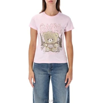 GANNI 26FW ���� ���� Ƽ���� A105030711026 868 CHALK PINK26FW ���� ���� Ƽ���� A105030711026 868 CHALK PINK