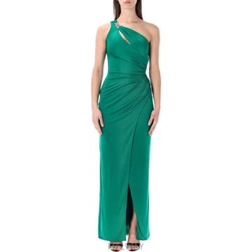 26SS 베르사체 미디 원피스 10226121A12497 1GQ50 EMERALD