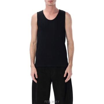26SS 르메르 저지 탱크탑 TS0006LJ1030 BK999