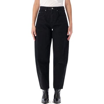 26FW 이자벨마랑 오리안 페이디드 데님 배럴 진 PA0584FAD1H04I 02FK FADED BLACK