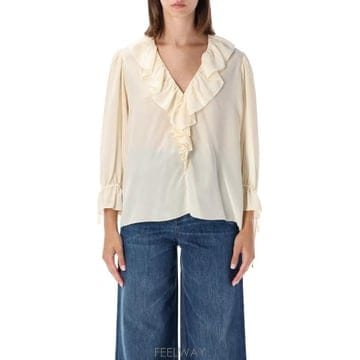 Chloe 26FW ���ο� ����콺 CH26AHT72005 114 PRISTINE WHITE26FW ���ο� ����콺 CH26AHT72005 114 PRISTINE WHITE
