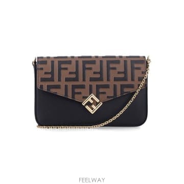 FENDI 26FW ��� FF ���̾Ƹ�� ü�� ���� 8M0509AVN9 F13VK Nero26FW ��� FF ���̾Ƹ�� ü�� ���� 8M0509AVN9 F13VK Ner