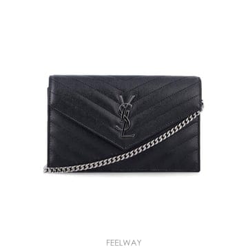 Saint Laurent 26FW ���ζ� ũ�ν��� 857605BOW02 1000 NERO26FW ���ζ� ũ�ν��� 857605BOW02 1000 NERO