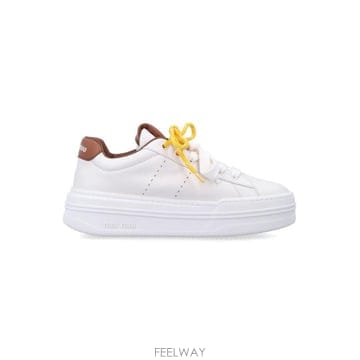 Miu Miu 26FW �̿�̿� ����Ŀ�� 5E710E3L48 F0TPR BIANCO COGNAC26FW �̿�̿� ����Ŀ�� 5E710E3L48 F0TPR BIANCO COGNAC