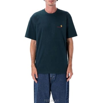 Carhartt 25FW Į��Ʈ WIP �������� �Ƹ޸�ĭ ��ũ��Ʈ Ƽ���� I029956 0AUXX DEEP LAGOON25FW Į��Ʈ WIP �������� �Ƹ޸�ĭ ��ũ��Ʈ Ƽ���� I029