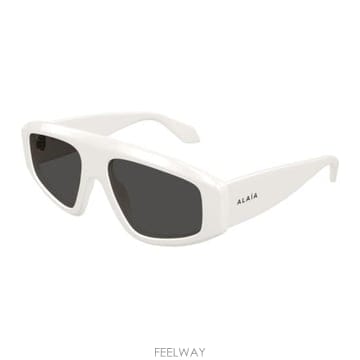 25SS 알라이아 선글라스 AA0092S WHITE