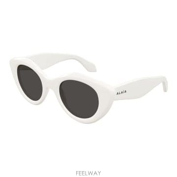 25SS 알라이아 선글라스 AA0091S WHITE