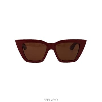 26SS 알렉산더 맥퀸 선글라스 AM0507S 003 bordeaux