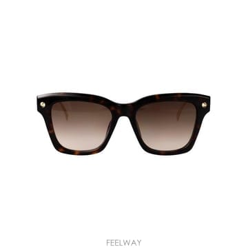 26SS 알렉산더 맥퀸 선글라스 AM0483S 002 havana