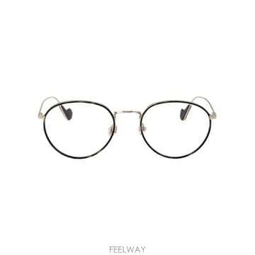 몽클레르 라운드 프레임 안경 그레이