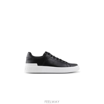 26SS 발망 드레스 슈즈 FM1VI288LVTR EAB NOIR BLANC