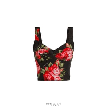 Dolce&Gabbana 26SS ��ü�ذ��ٳ� ���� ���� ����Ʈ ��ư �߽�Ƽ�� ž F7BB1THS5UT HN5ZN Bouquet ro26SS ��ü�ذ��ٳ� ���� ���� ����Ʈ ��ư �߽�Ƽ�� ž F7