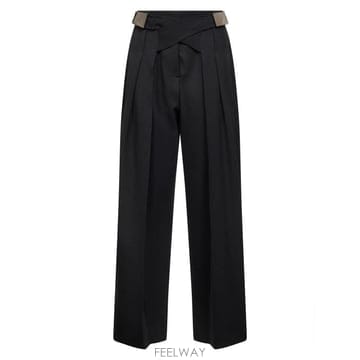 26SS 디 아티코 스트레이트 팬츠 260WCP00286WWW065AA 100 Black