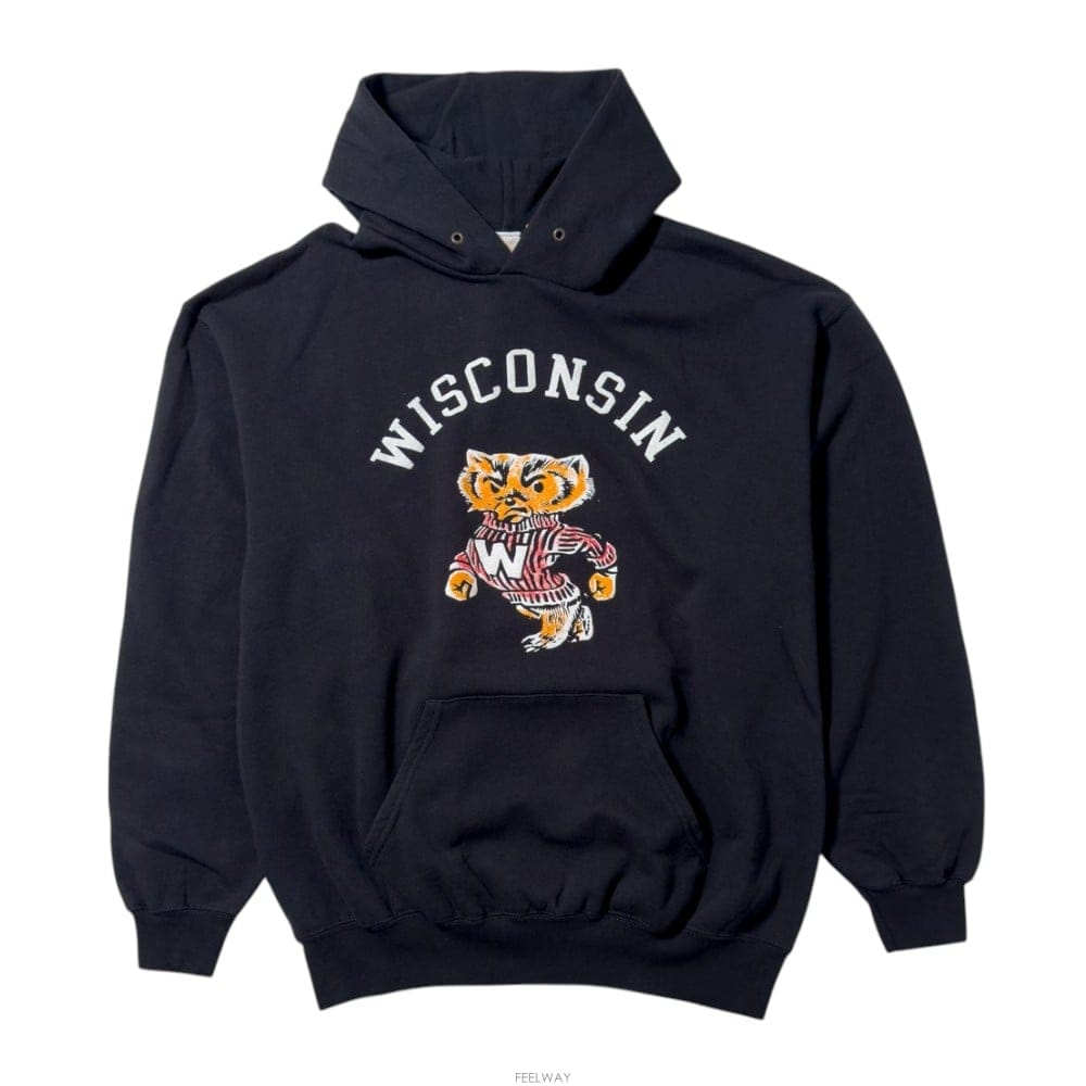 WILD DONKEY [����ũ�Ÿ] 26FW ���ϵ嵿Ű �����ܽ� �ĵ� WISCONSIN HOODIE FC01 021 BLACK[����ũ�Ÿ] 26FW ���ϵ嵿Ű �����ܽ� �ĵ� WISCONSIN