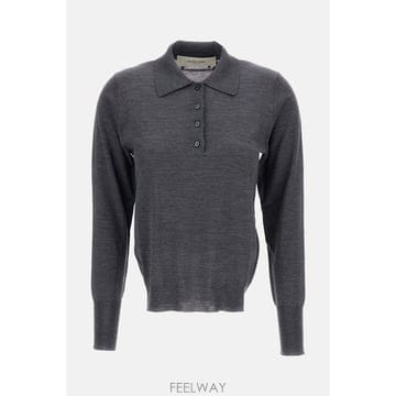 26 F/W 골든구스 롱슬리브 버진 울 폴로 셔츠 GWP01354P0 B0032241326