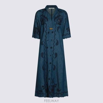 26FW 짐머만 롱 원피스 8358DSS261 RWBLU RAILWAY BLUE