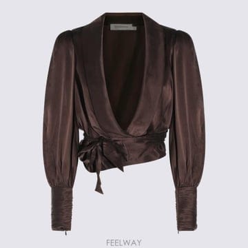 Zimmermann 26FW ���Ӹ� ���� Ƽ���� 4913TF26R BCH BITTER CHOCOLATE26FW ���Ӹ� ���� Ƽ���� 4913TF26R BCH BITTER CHOCOLATE
