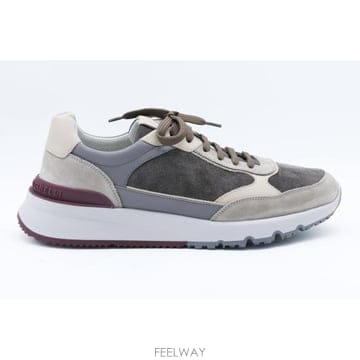 Brunello Cucinelli 26FW ���ڷ� ��ġ�ڸ� ���� ���� �����̵� ���� ����Ŀ�� MZUSNEO355 CYR60 Dark grey26FW ���ڷ� ��ġ�ڸ� ���� ���� �����̵� ���� ����Ŀ