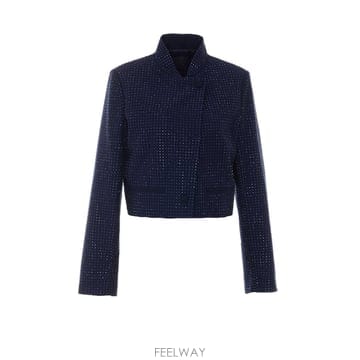26 F/W 핑코 MORASCA 크롭 자켓 WITH RHINESTON B0012281603
