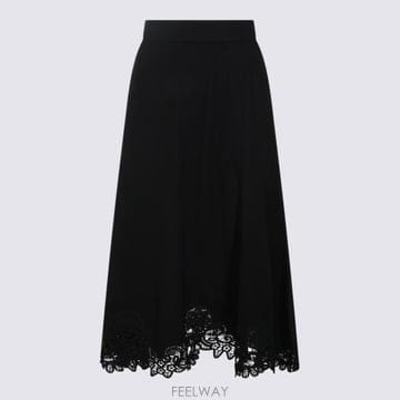 26FW 짐머만 미디 스커트 9419SF261 BLK Black