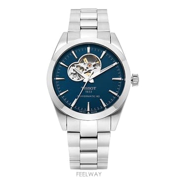 티쏘 젠틀맨 파워매틱 오픈 하트 메탈 41mm
