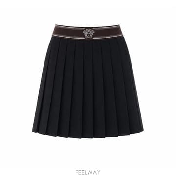 26 F/W 베르사체 메두사 모티프 미니 플리트 스커트 1025881 B0012281626