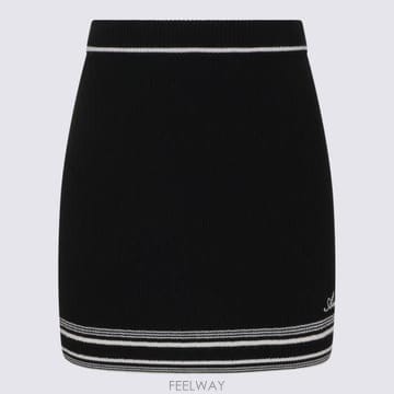 26FW 아미리 미디 스커트 AW426SK002 0002 Black