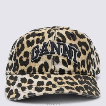 26FW 가니 볼캡 A6898 943 LEOPARD