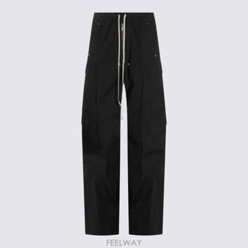26FW 릭 오웬스 스트레이트 팬츠 RU02F4339 TE09 Black