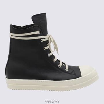26FW 릭 오웬스 스니커즈 RU02F4890 LCO911 BLACK WHITE