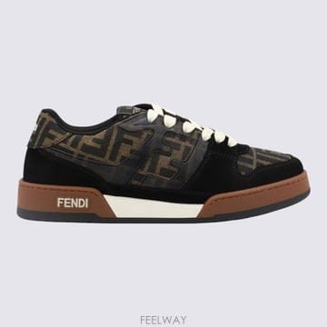 26FW 펜디 매치 스니커즈 7E1688 AQ6IF1PXA Black brown