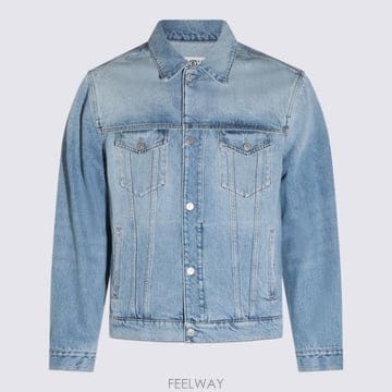 26FW MM6 메종마르지엘라 데님 자켓 SH0AM0084 M30058963 Blue