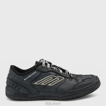 26FW 발렌시아가 햄튼스 미디움 원 아웃 스니커즈 841765 WCURB1000 Black