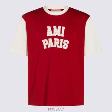Ami 26FW �ƹ� ���� Ƽ���� UTS418 JE0272A202 Red26FW �ƹ� ���� Ƽ���� UTS418 JE0272A202 Red