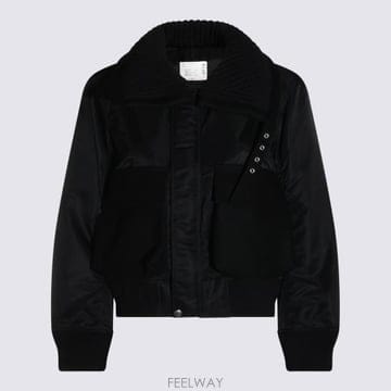 26FW 사카이 자켓 2608715 001 Black