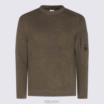 26FW 씨피 컴퍼니 스웨터 21CMKN101A 006608A683 IVY GREEN