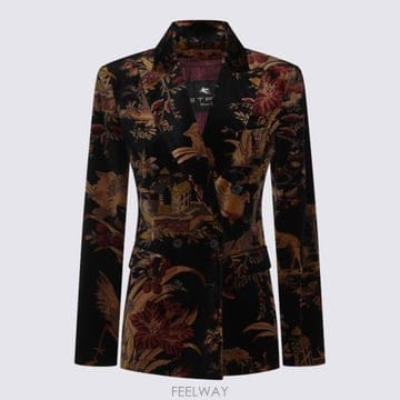 26FW 에트로 수트 자켓 WRCA0010 99SAE1BX0813 BLACK BORDEAUX