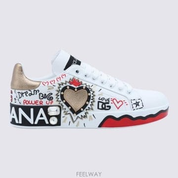 Dolce&Gabbana 26FW ��ü�ذ��ٳ� ����Ŀ�� CK2466 A3L908G022 BIANCO MULTI26FW ��ü�ذ��ٳ� ����Ŀ�� CK2466 A3L908G022 BIANCO MU