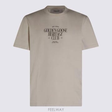 26FW 골든구스 반팔 티셔츠 GMP01220 P00261911560 HERITAGE WHITE