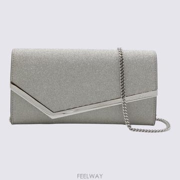 Jimmy Choo 26FW ������ Ŭ��ġ �Ŀ�ġ EMMIE IGTAA0009 Silver26FW ������ Ŭ��ġ �Ŀ�ġ EMMIE IGTAA0009 Silver