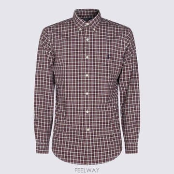 26FW 폴로 랄프로렌 셔츠 710B30146 001 7377 RED CREAM MULTI