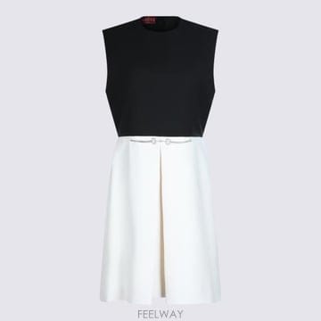 26SS 구찌 미디 원피스 842667 ZAD889002 OFF WHITE
