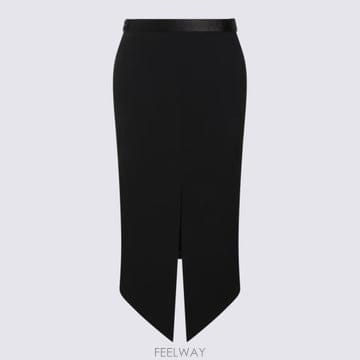 26FW 톰포드 미디 스커트 GC5852 FAX1667NAA Black