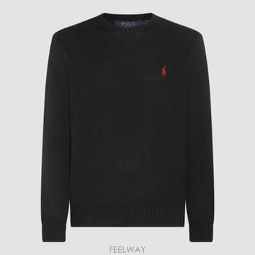 26FW 폴로 랄프로렌 스웨터 710810846 020 POLO BLACK