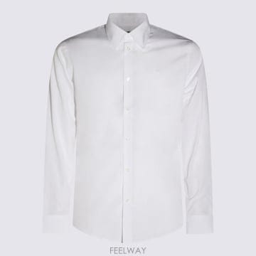 26FW 버버리 레귤러핏 코튼 포플린 셔츠 8122007 A1462 White
