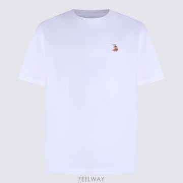 26FW 메종키츠네 드리밍 폭스 컴포트 티셔츠 QM00102 KJ7026P100 White