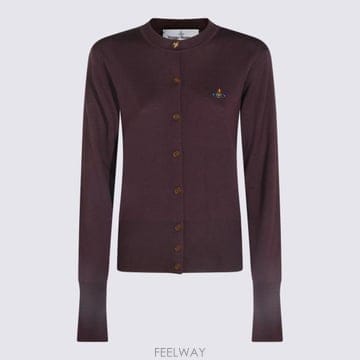26FW 비비안웨스트우드 BEA 베아 니트 가디건 1803002P Y005ED408 DARK MAHOGANY