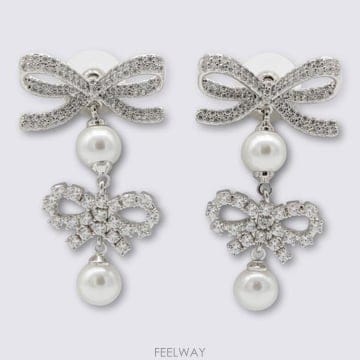 Self Portrait 26FW ���� ��Ʈ����Ʈ �̾ RS26629ESL SILVER26FW ���� ��Ʈ����Ʈ �̾ RS26629ESL SILVER
